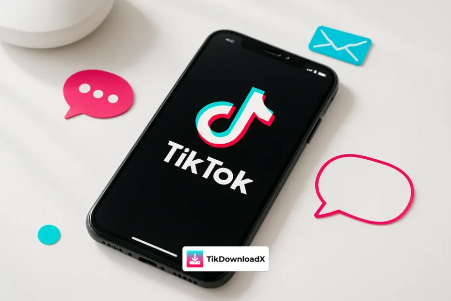comment envoyer un message sur tiktok